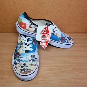 Vans Authentic Disney Mickey Minnie Mouse Goofy Hawaii Größe UK 5 Neu Mit Etikett - Bild 1 von 16