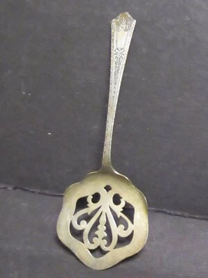 Manchester Sterling 1910 PRINCESS SERVING SPOON  7 1/2" 32g  No Mono   - Image 1 of 3