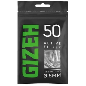 GIZEH BLACK® 50 Active Filter carbón activo 6 mm | Filtro rotativo cantidad seleccionable - Imagen 1 de 5