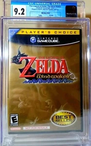 NOT FOR RESALE Zelda Wind Waker CGC 9.2 A+ Nintendo Gamecube 2004 NFR WATA RARE! - Picture 1 of 10