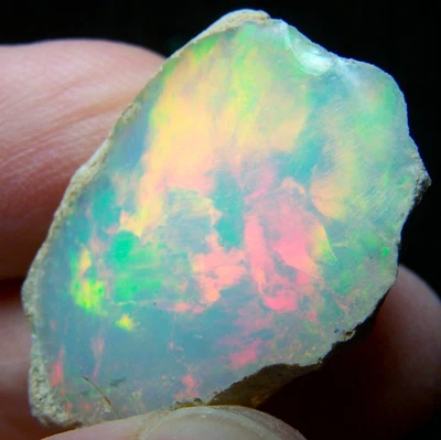 Ethiopian Opal Welo Rough * VIDEO 35.88 CTs AAA FIRE Cutting Grade USA DEALER - Image 1 of 4