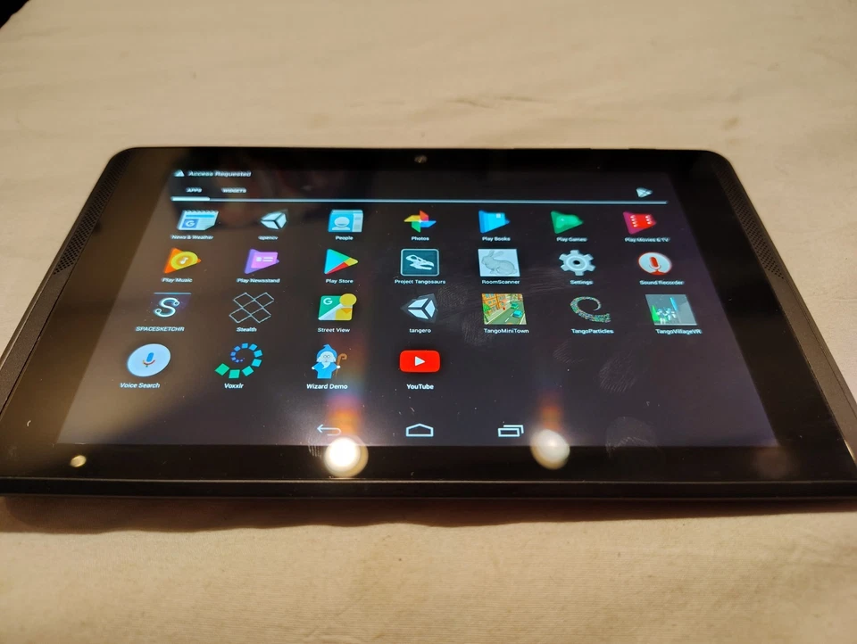 Kit de desarrollo Google Nvidia Project Tango tableta solo NX-74751 funcionando probado Foto 1 de 4