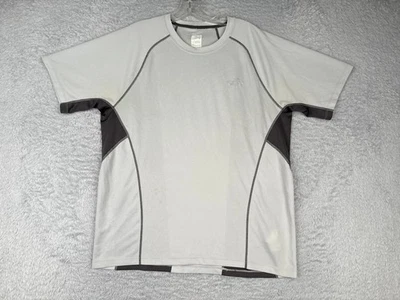 Camisa The North Face Hombre Gris Medio Secado Flash Manga Corta 100% Poliéster LEER Foto 1 de 4