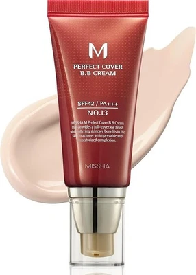 M Perfect Cover B.B Cream, SPF 42 PA+++, No. 13 Bright Beige, 1.69 fl oz - Image 1 of 4