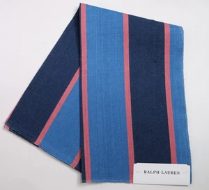 Ralph Lauren 24"X26" Stoffrest "Ombrello Stripe" Farbe: Azure - Bild 1 von 4