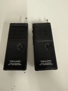 Realistic Trc 503-5 Channel - 49 MHZ FM Walkie Talkie X 2 Untested #2126 - Zdjęcie 1 z 7