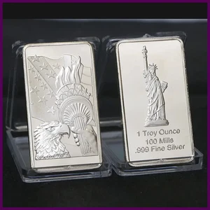 1 PIEZA Varios países como nuevo 1 onza troy hermosa varios países plata - Imagen 1 de 34