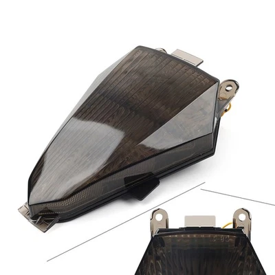 Luz trasera LED señal de giro de freno integrada para Yamaha YZF R6 2008-2012 negra Foto 1 de 4