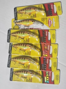 6 Packs Berkley Flicker Shad 7 - Hot Perch - (2994w1) - Picture 1 of 2