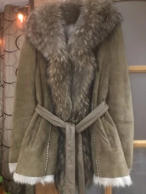 天然毛皮 Дубленка 狐狸羊皮剪绒 — 第 1/4 张图片