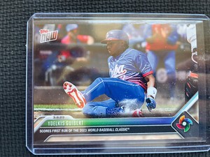 2023 TOPPS NOW CARD WORLD BASEBALL CLASSIC CARD CUBA YOELKIS GUIBERT #WBC-1
