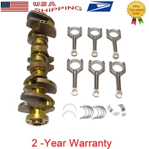 Juego de cigüeñal y cojinetes de varilla principal y cigüeñal del motor N55B30 para BMW X3 X5 3,0 L - Imagen 1 de 8