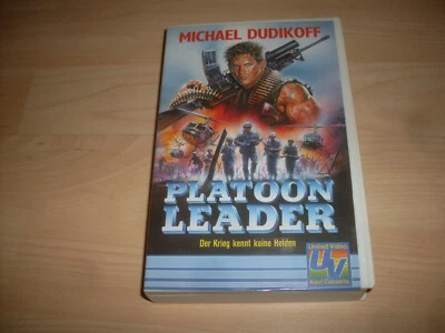 VHS Film - Platoon Leader - Michael Dudikoff - Kriegsfilm - Videokassette - Bild 1 von 2
