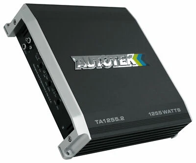 Autotek TA-1255.2 1200 Watt 2 Channel Stereo Car Audio Amplifier - Image 1 of 4