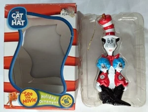 Dr Seuss Cat in the Hat Movie Kurt S Adler Holiday Ornament Thing 1 & 2 2003 NIB - Picture 1 of 1