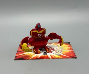 Bakugan Merlix Red Pyrus Gundalian Invaders Battle Brawlers Bakuchance With Dice - Picture 1 of 7
