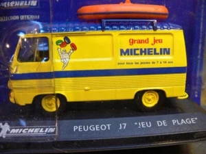 1/43 Peugeot J7 Michelin + Stivale Jeu de Plage - Foto 1 di 1