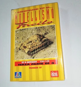 ITALERI 1/35 MODELLISMO FACILE KIT MONTAGGIO COMPLETO PANZER IV - Foto 1 di 4