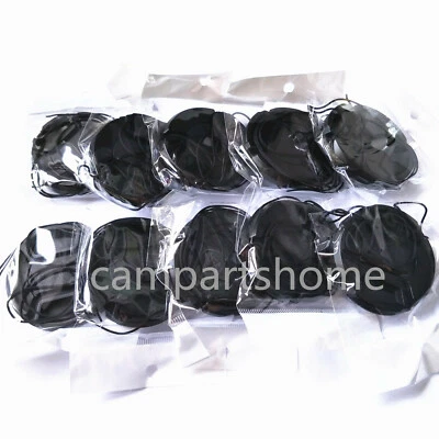 10pcs 58mm Center-Pinch Snap-on Front Lens Cap w/ cord for Sony Nikon Pentax - Image 1 of 3