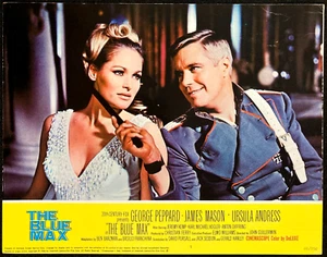 BLUE MAX Original Movie Lobby Card Poster Ursula Andress German Pilot WW1 War - Picture 1 of 2