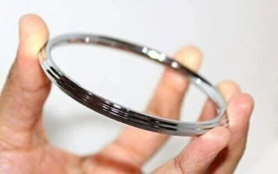 Sikh/Punjabi Kada/Kara Armreif Edelstahl Armband für Herren/Damen 9,0 cm - Bild 1 von 3