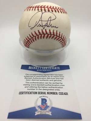 Бейсбольный мяч с автографом Дина Палмера официальный AL Brown BAS BECKETT C22421 OMLB - Изображение 1 из 2