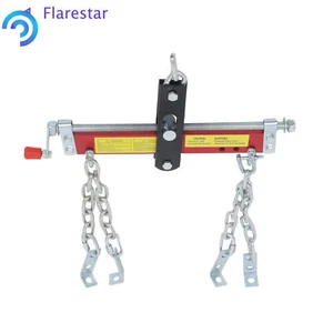 Elevador de motor de 3/4 toneladas accesorio de grúa de taller acero, nivelador de motor de 3, rojo - Imagen 1 de 13