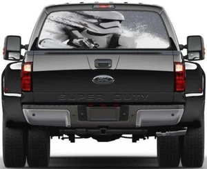 Star Wars Stormtrooper Rear Window Decal Graphic Sticker Car Truck SUV Van 519 - Picture 1 of 1