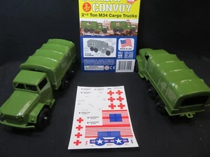 Tim Mee WWII M34 Deuce and a half cargo trucks for Toy Soldiers, 1/32, 2 trucks - Picture 1 of 5
