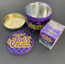 Camel Cigarettes Smokin Joes Racing Tin Ashtray & 10 pack Matches sealed Purple