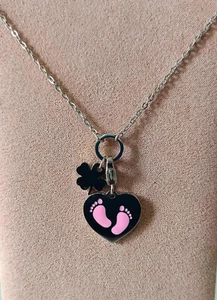 Sagapo Collana Donna Nascita Mamma Piedini Rosa SHAC54 SHA83 S’agapo - Foto 1 di 3