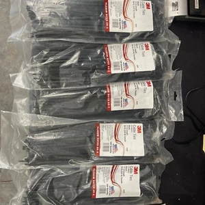 3M Cable Ties Bags of 100 by Paige-Color:Black-Length:11 inch-100 pack - Bild 1 von 5