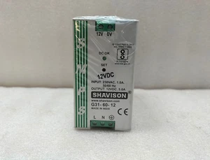 SHAVISON G31-60-12 DIN-RAIL MOUNT SMPS POWER SUPPLY - Bild 1 von 7