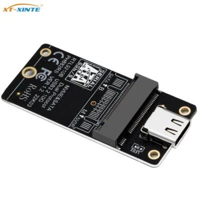 M2 auf USB 3.1 TYP C Adapter für NVME SSD M.2 SATA SSD auf USB C Riser Board Gen2 - Bild 1 von 4