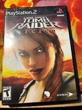 Playstation 2 PS2 Lara Croft Tomb Raider Legend Tested Working - No Manual