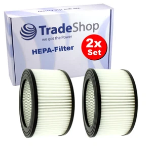 2x HEPA-Filter Lamellenfilter ersetzt TecTake 400563 / Aschesauger Ersatzteil - Bild 1 von 3