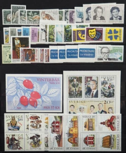 1996 Schweden, Jahrgang in den Hauptnummern komplett, postfrisch/MNH - Bild 1 von 1