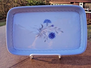 Bing and Grondahl CORN FLOWER Porcelain Tray - Picture 1 of 4