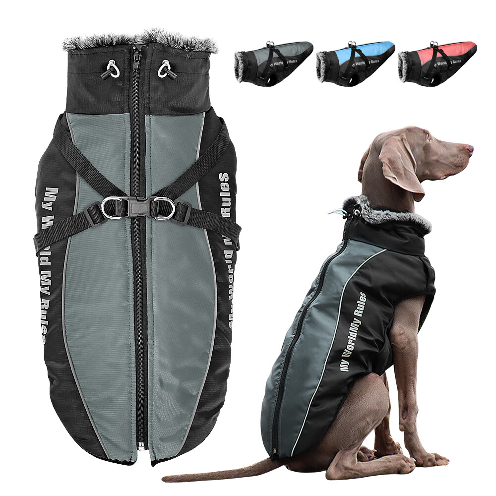 Waterproof Dog Coats for Large Dogs 