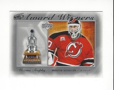 2007-08 Upper Deck NHL Award Winners #AW2 Martin Brodeur Devils