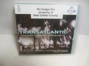 Transatlantic Gershwin Varese Cincinnati Symph Langree American in Paris Ex Libr - Bild 1 von 3