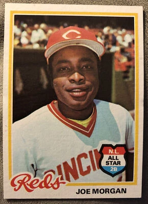 Бейсбольная карточка 1978 Topps Joe Morgan Reds All Star #300 средний класс - Изображение 1 из 2