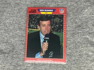 Brent Musburger - 1989 Pro Set Series II 2 Announcer Collectible Insert Card #17 - Picture 1 of 1