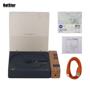 Syitren R300 CD Player Bluetooth Audioplayer für CD/CD-R/CD-RW Holz schwarz - Bild 1 von 8