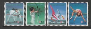 TAILANDIA 1990 DEPORTES Fondo de Bienestar conjunto de 4 MNH - Imagen 1 de 1