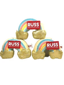 Peluche Estrella Arco Iris Suave Bebé Guardería Decoración Peluche RUSS NUEVO (Lote de 3) - Imagen 1 de 4