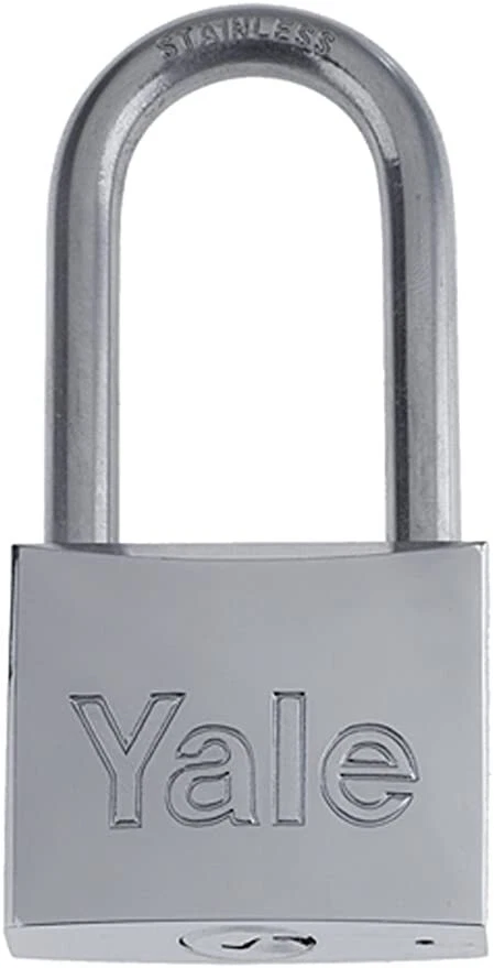 YALE - LUCCHETTO NAUTICO AD ARCO LUNGO IN ACCIAIO INOX 40MM - Immagine 1 di 1