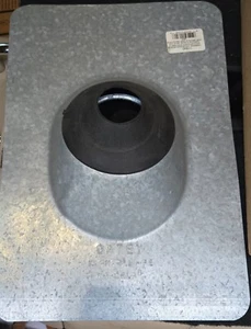 14 Oatey Galvanized 1" No Calk Roof Flashing 11840 - Picture 1 of 2