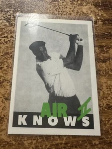 AIR KNOWS II Michael Jordan NMMT PROMO Card Golfing SP BULLS HOF - Picture 1 of 1