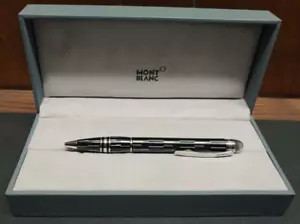 USED Montblanc Starwalker Black Mystery Ballpoint Pen w/ Box - Picture 1 of 8